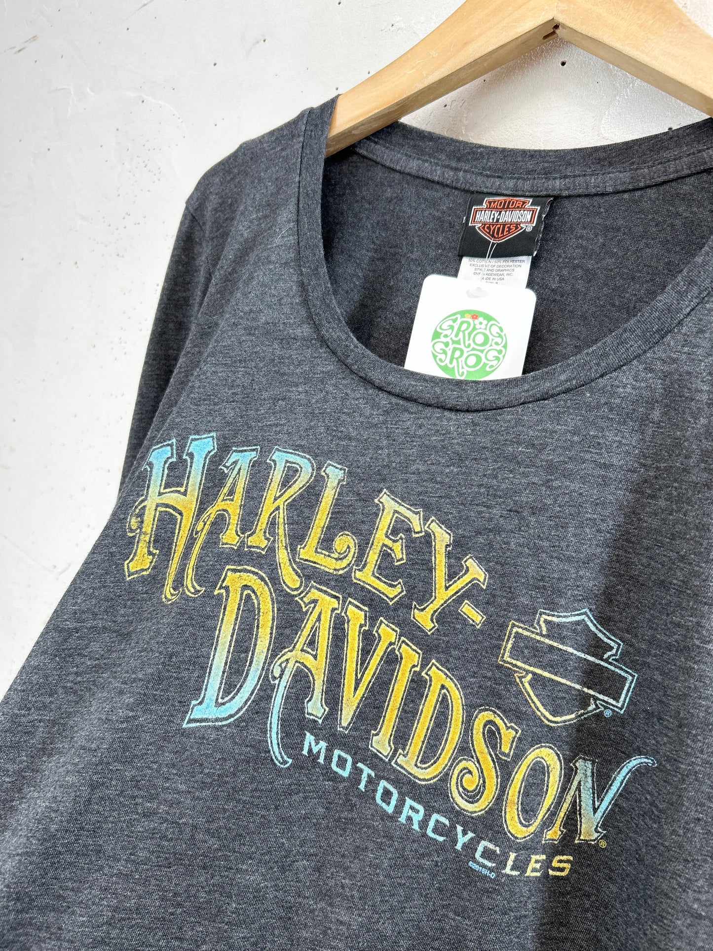 Vintage Long Sleeve Shirt 〜Harley Davidson〜 [E32445]