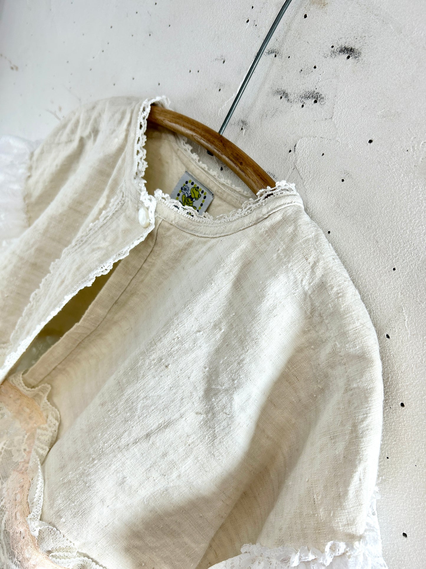 Vintage vest 〜Funny dot CRAZY〜 [F32663]