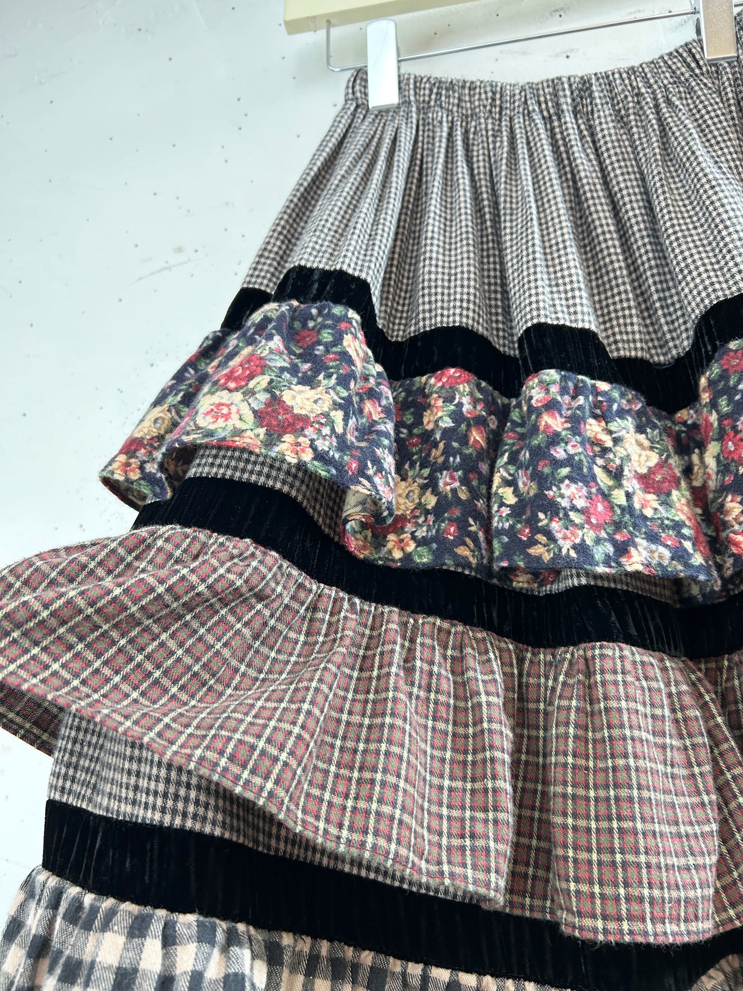 Vintage Tiered Skirt [I33714]