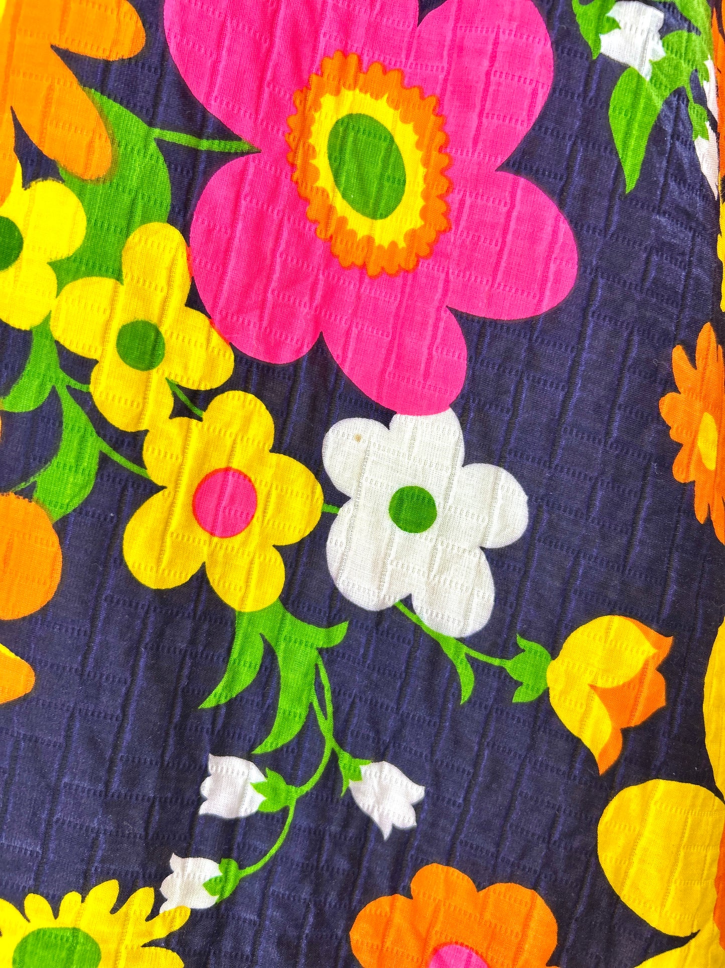 '70sVintage Wrap Skirt  Flower [I30109]