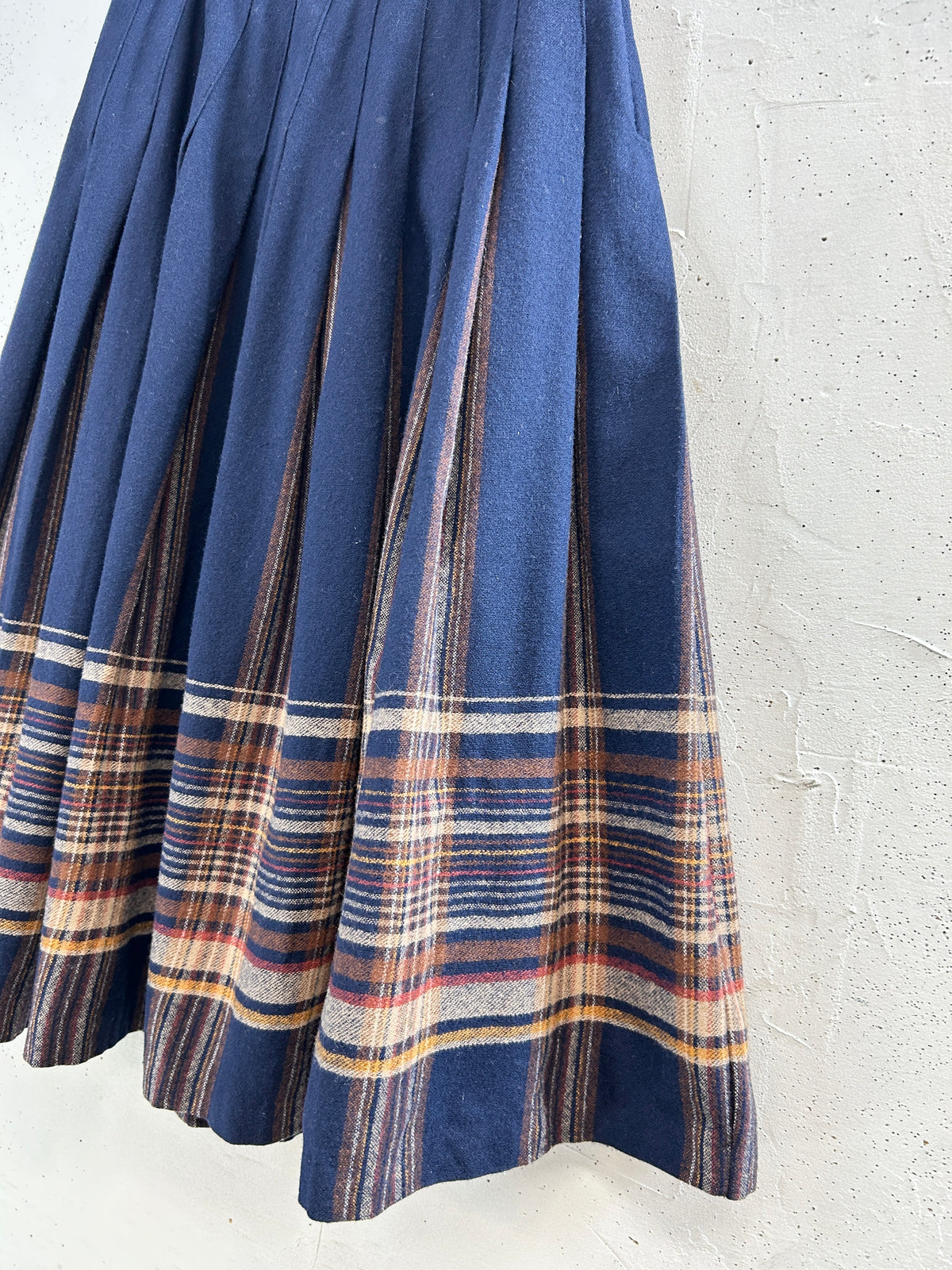 Vintage Plaid Skirt 〜Pendleton〜 [J34054]