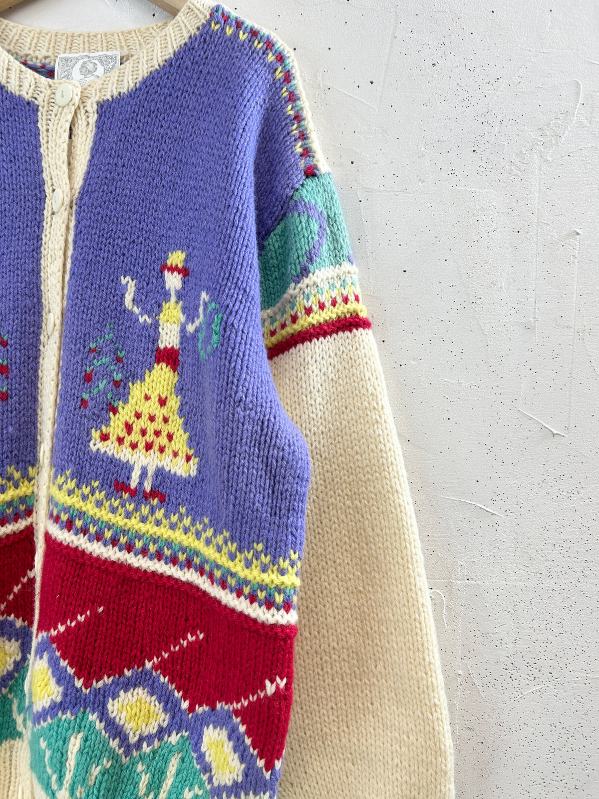 Vintage Knit Cardigan [I34002]