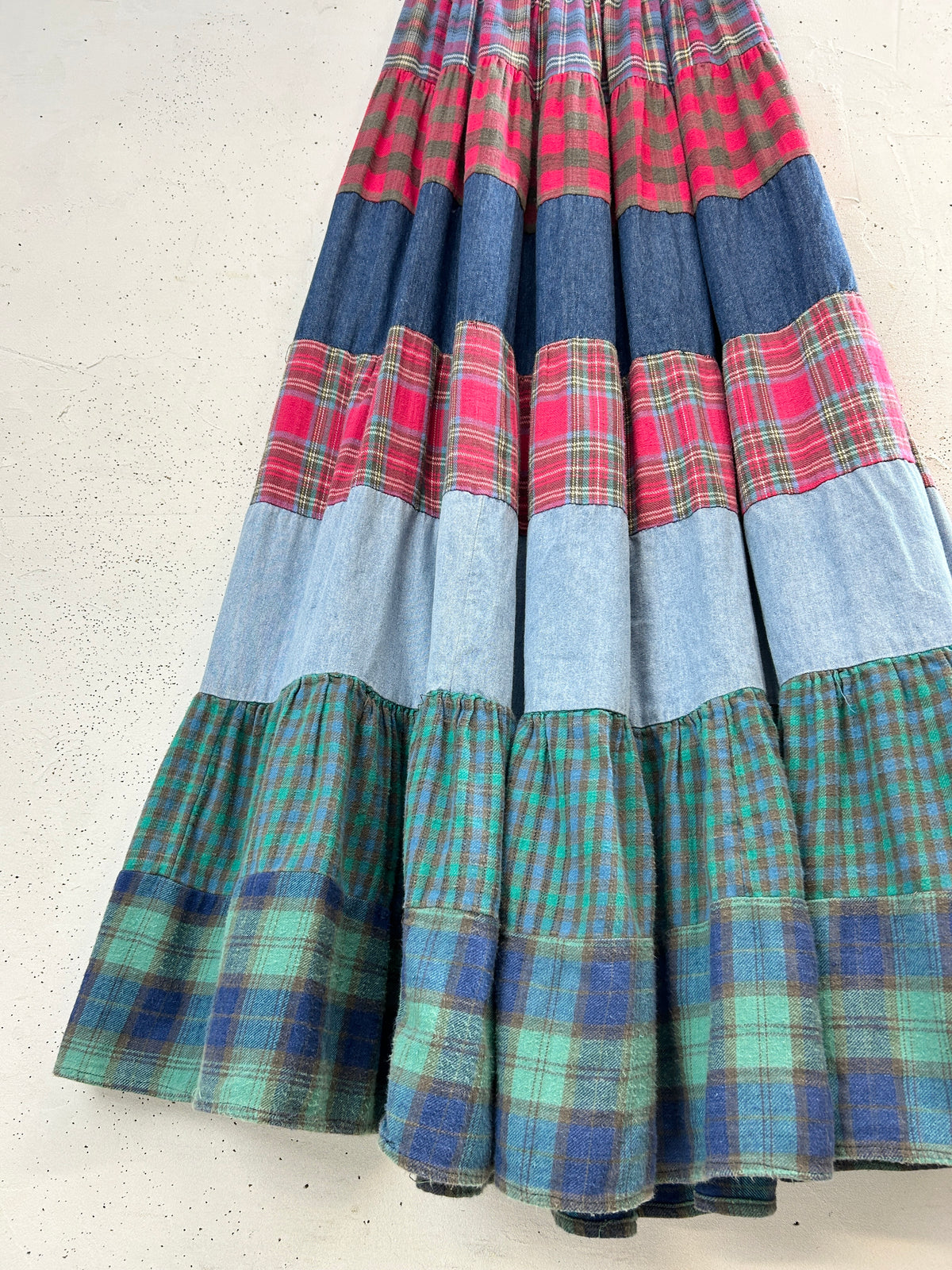 Vintage Tiered Skirt [I33893]