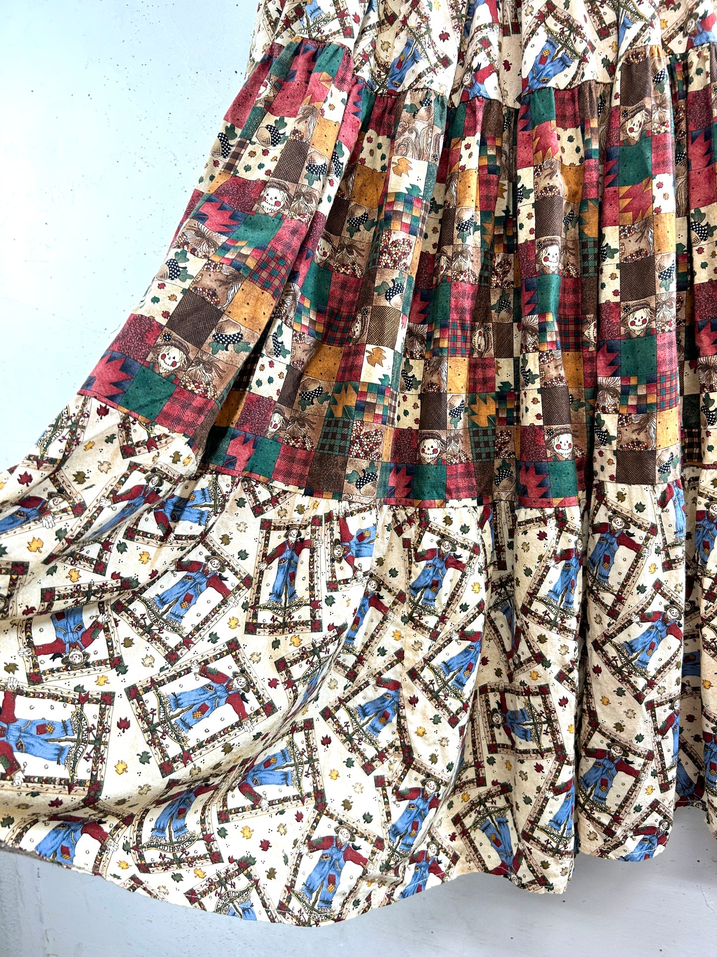 Vintage Tiered Skirt [D32217]