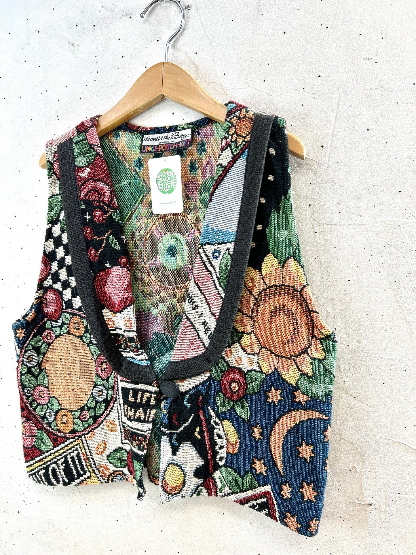 Vintage Rug Vest [H30933]