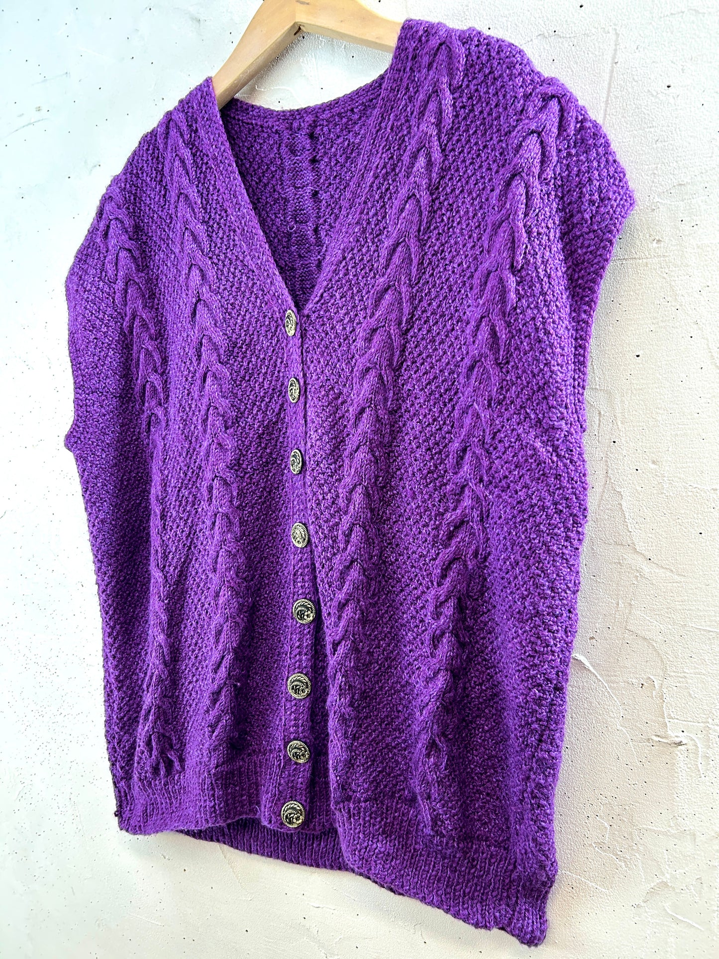 Vintage Knit Vest [J30677]