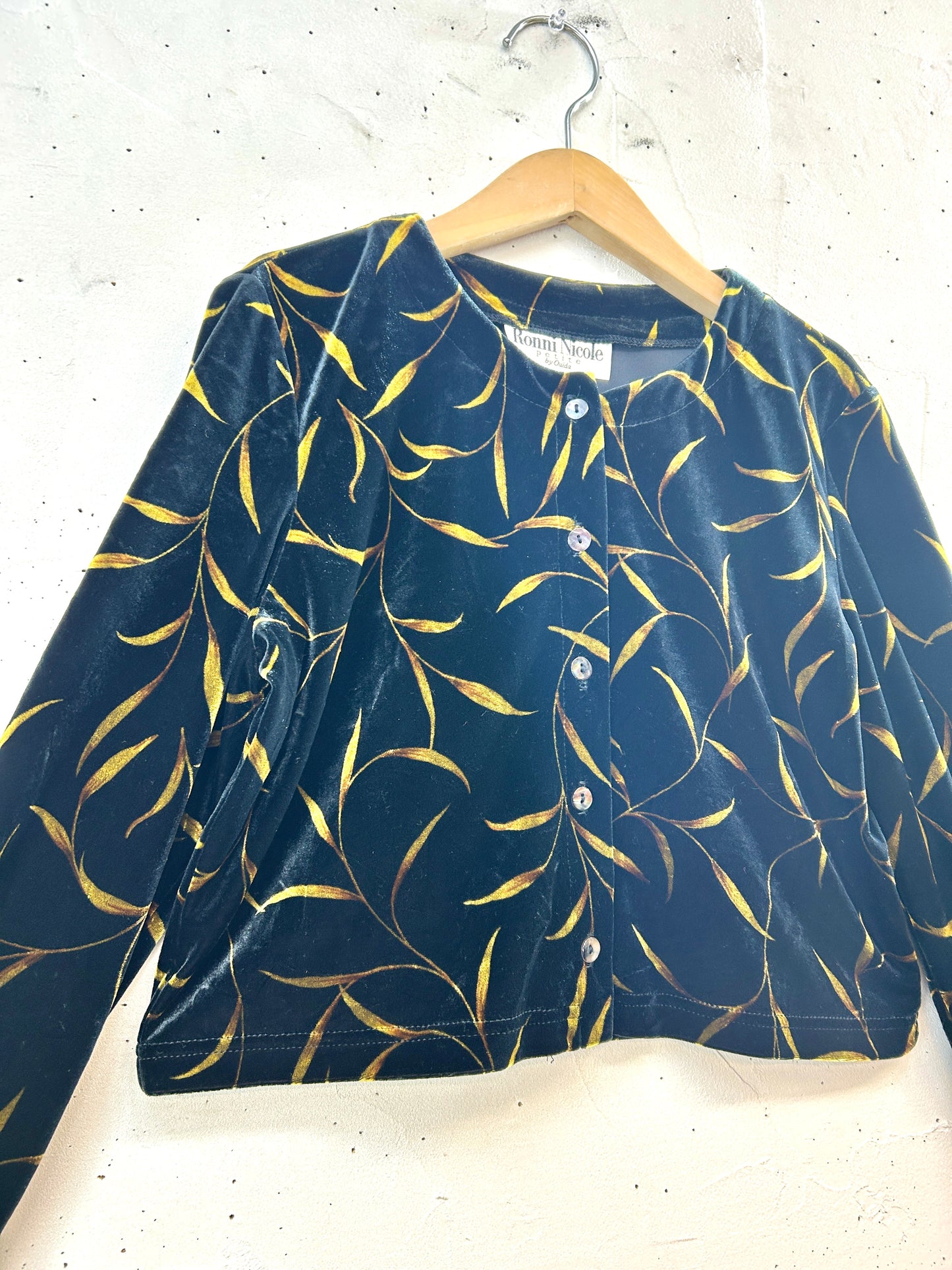 Vintage velours tops [K30927]