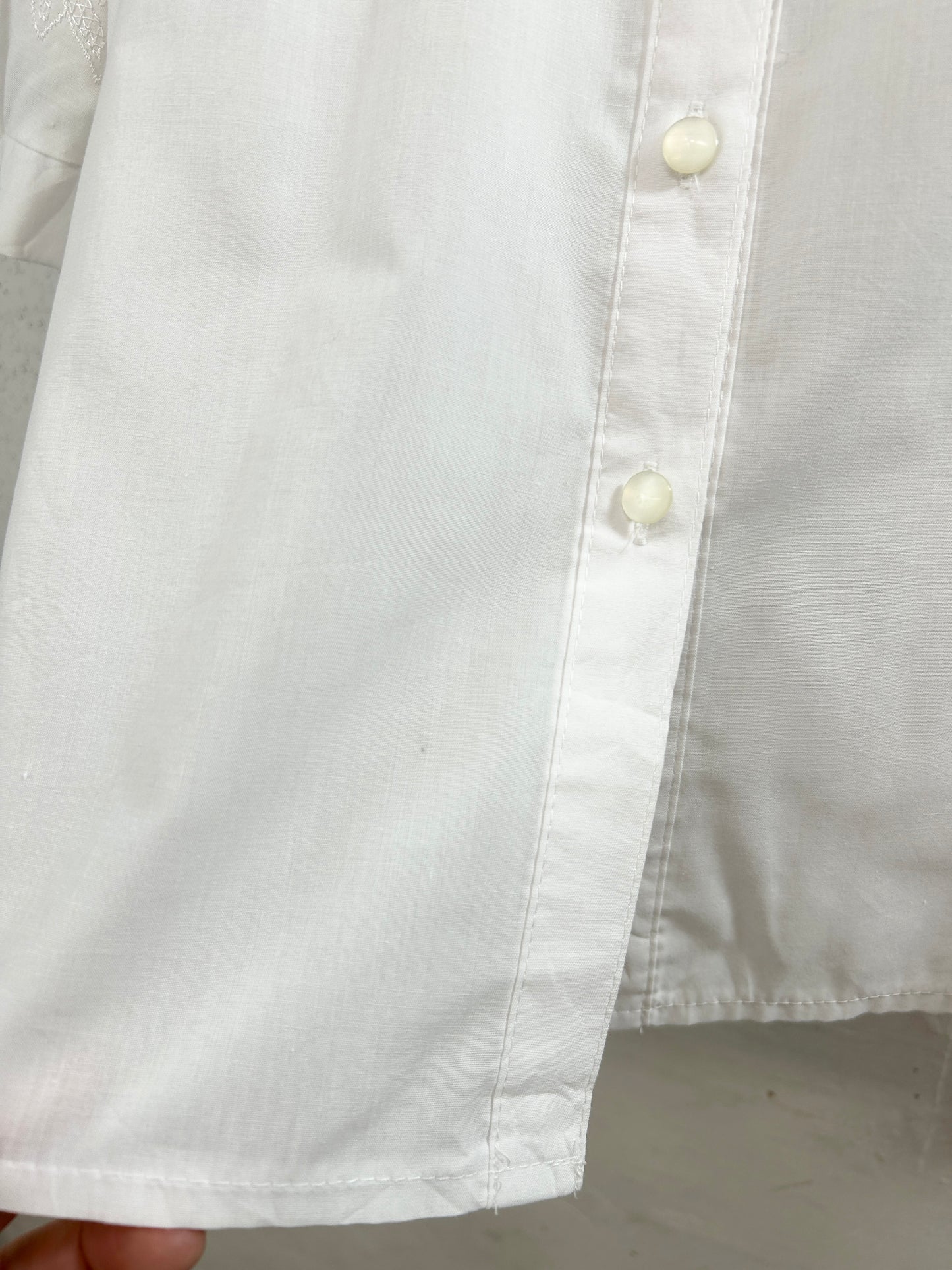 Vintage White Blouse [H33354]