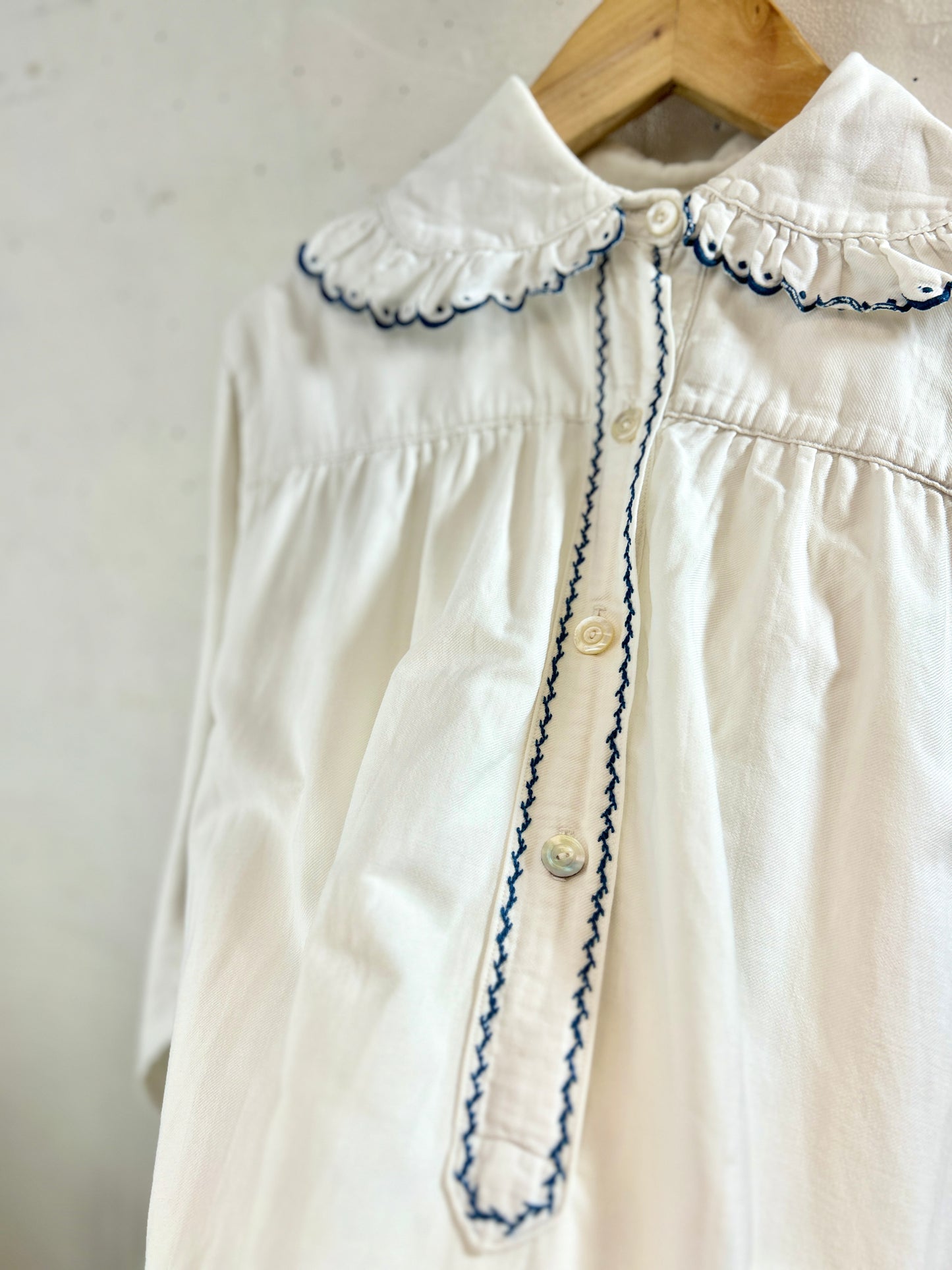 '50sVintage White Dress [H30930]