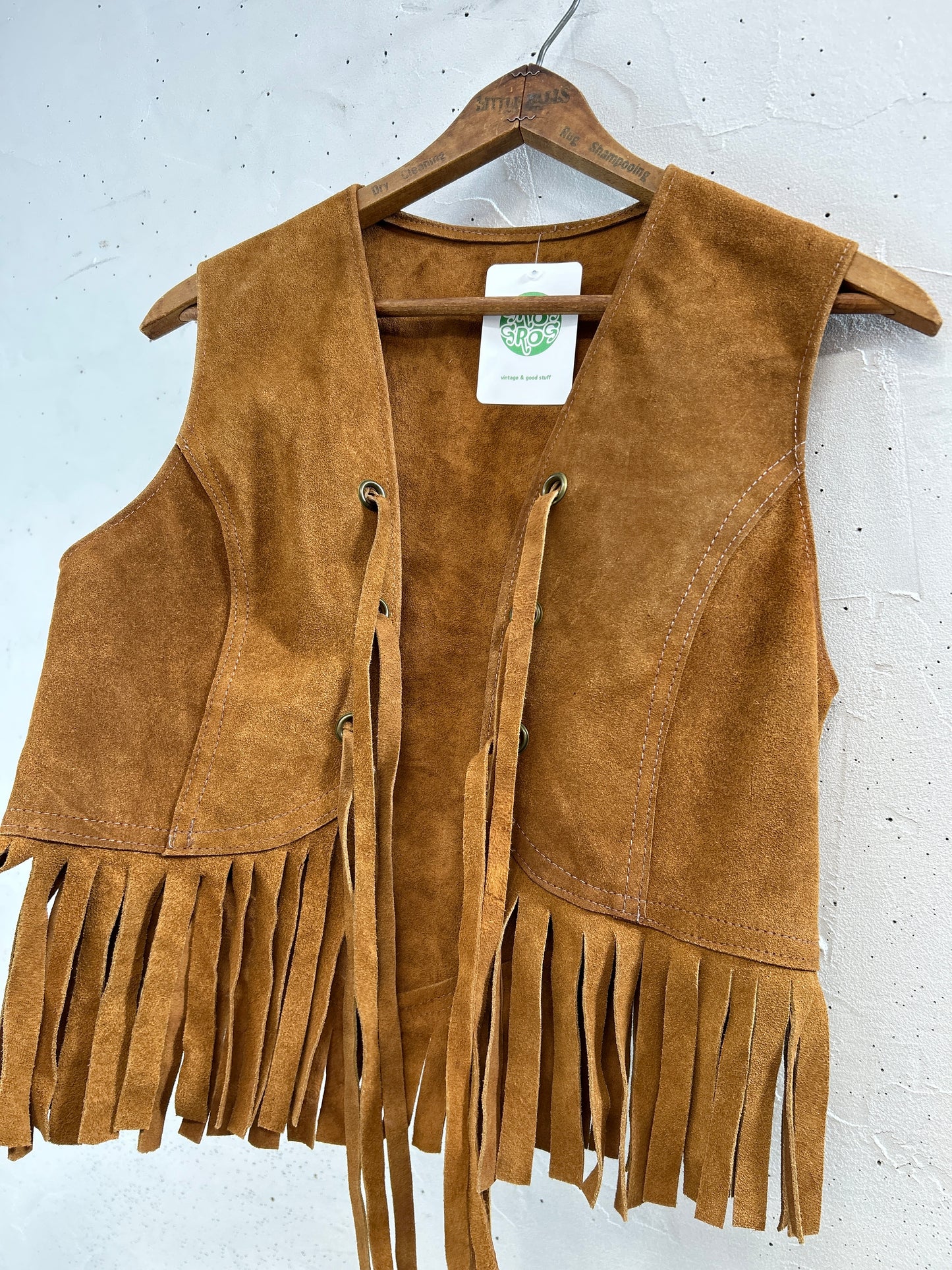 Vintage Leather Vest [A31272]