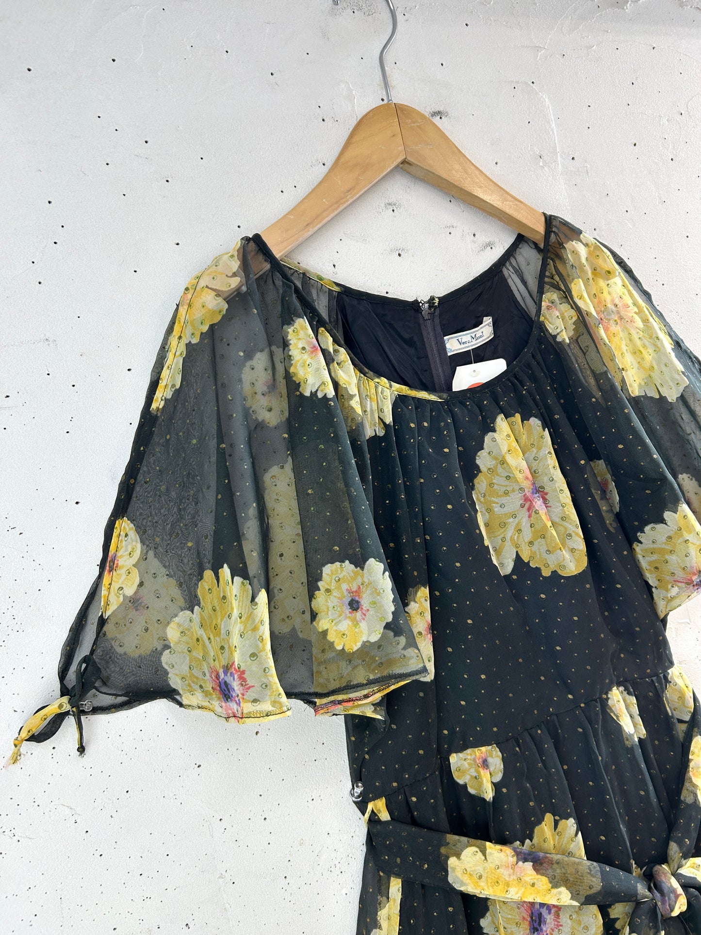 ’70s Vintage Flower Dress [H33675]