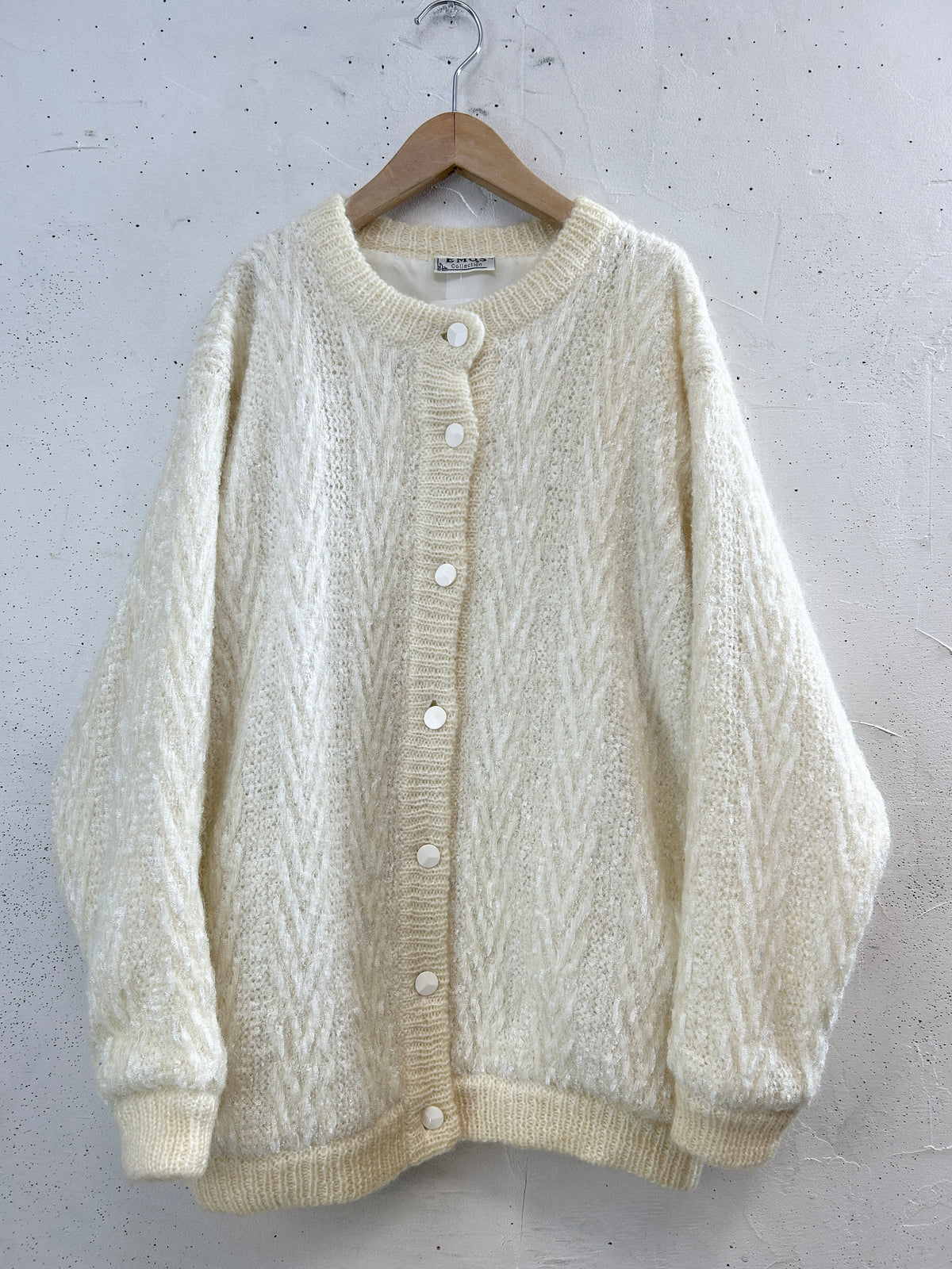 Vintage Mohair Knit Cardigan [J34171]