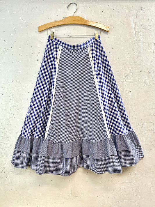 Vintage Tired Skirt MADE IN WESTERN GERMANY [A31289]