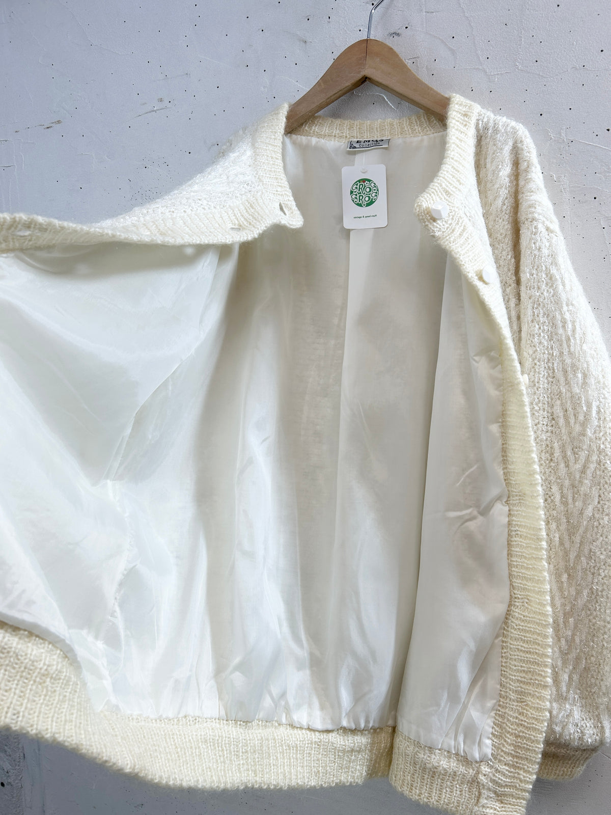 Vintage Mohair Knit Cardigan [J34171]