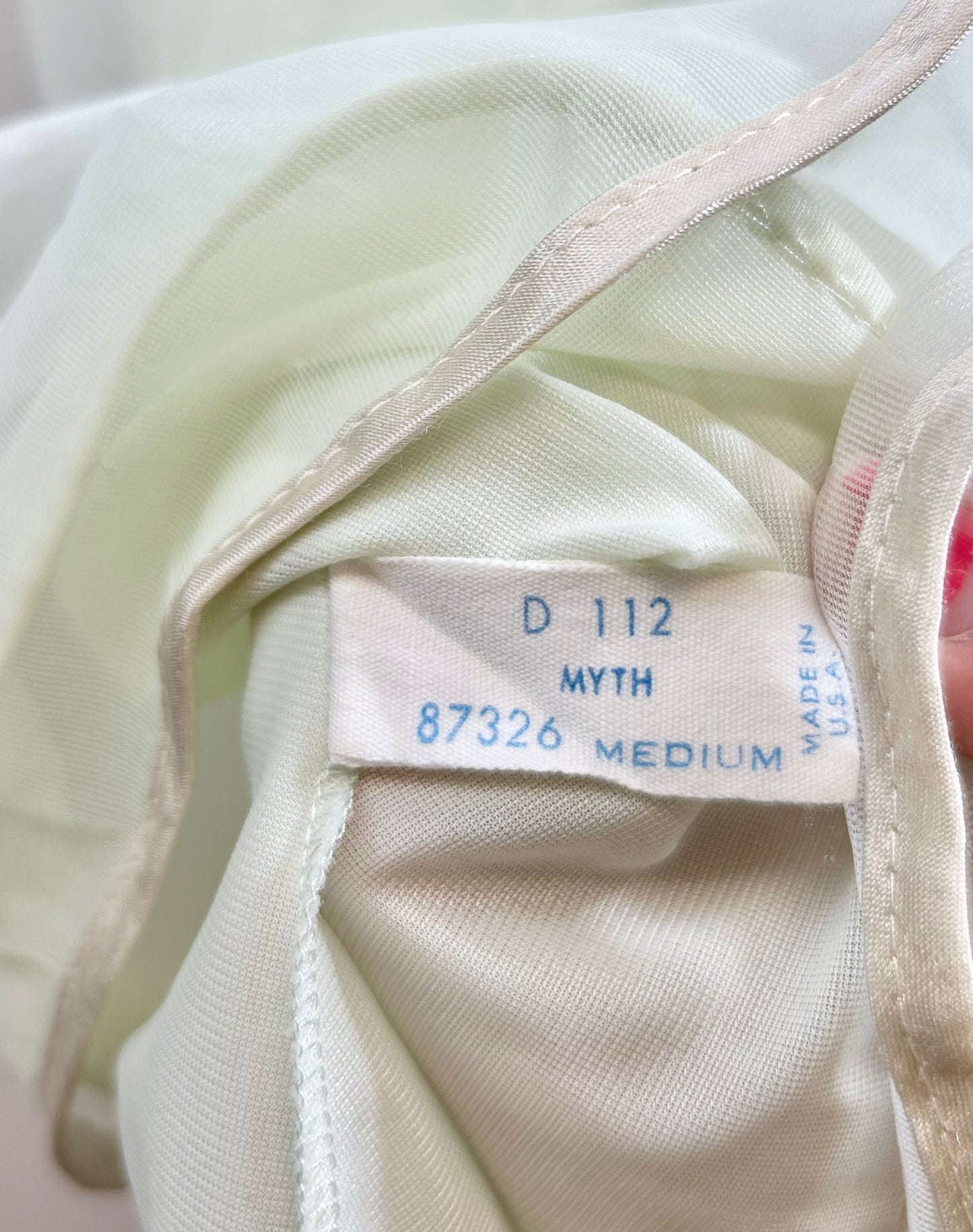 '70s Vintage Lingerie Dress MADE IN USA [G30677]