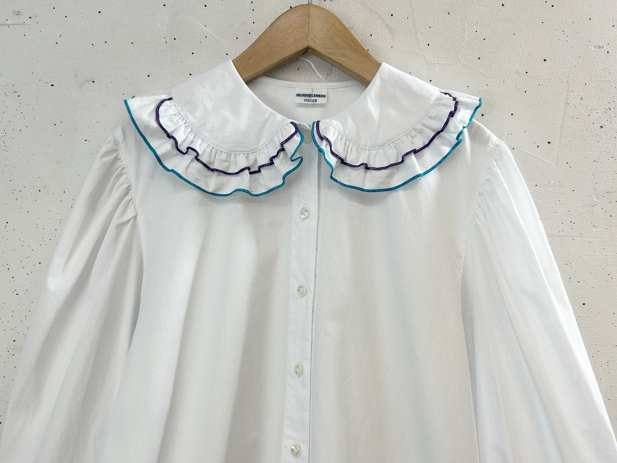 Vintage White Blouse [I33985]