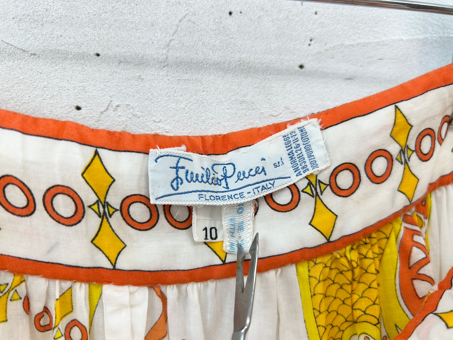 '70s Vintage Skirt 〜Emilio pucci〜 [G33007]