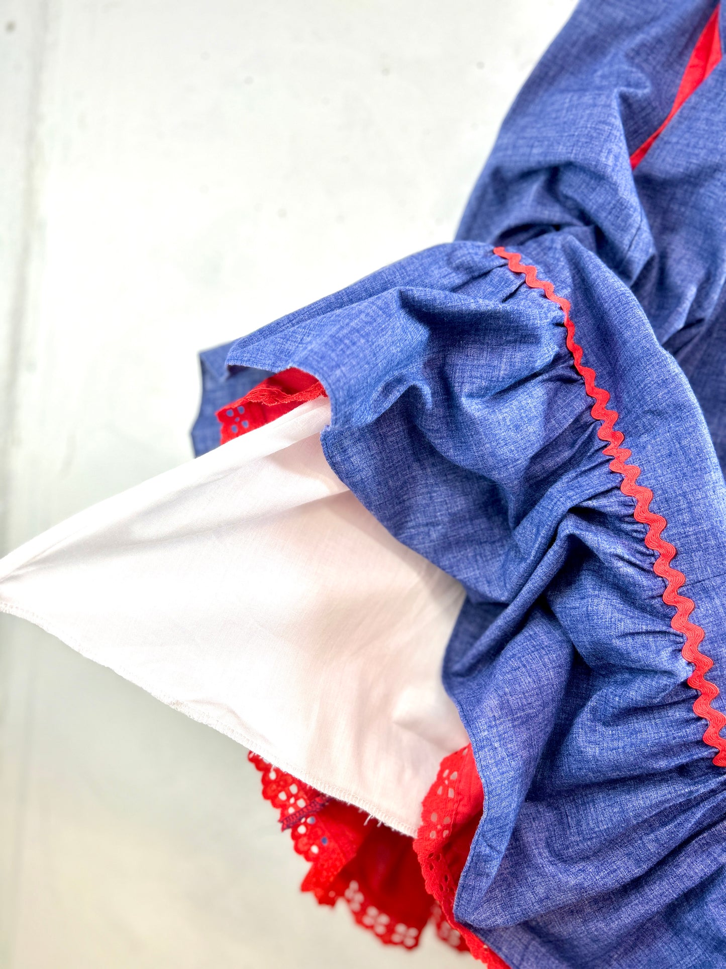 ’70s Vintage Skirt 〜carefree fashions〜 [B31622]