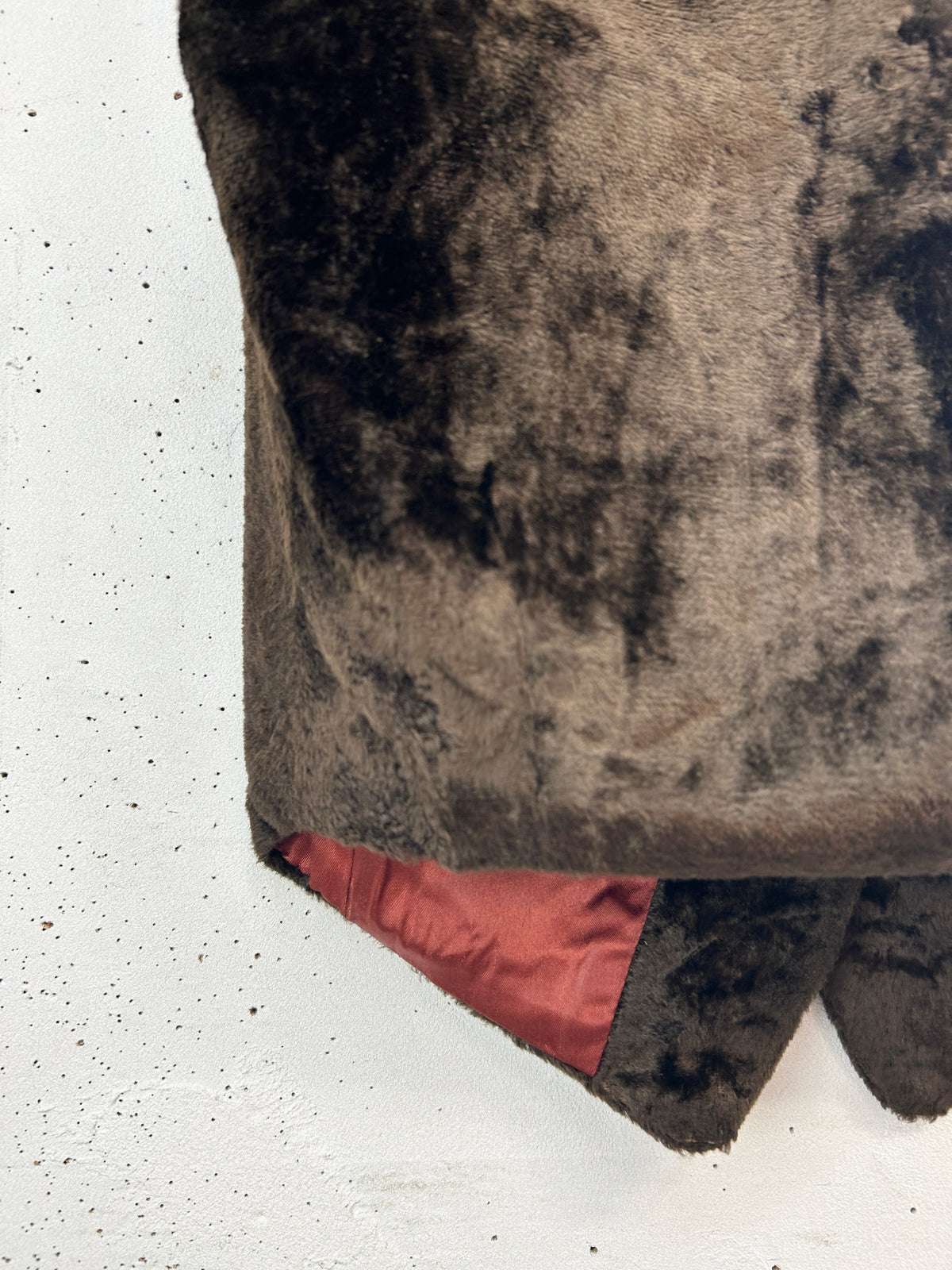 Vintage Eco Fur Vest  [J34091]
