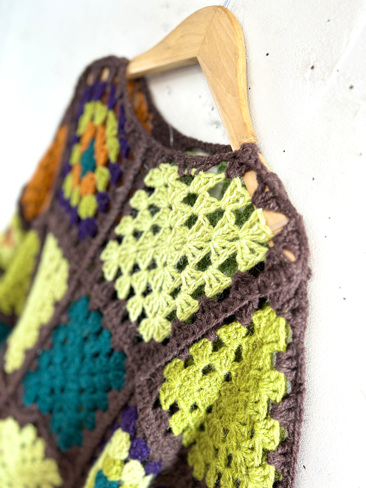 Vintage Granny Square Knit  [A31473]