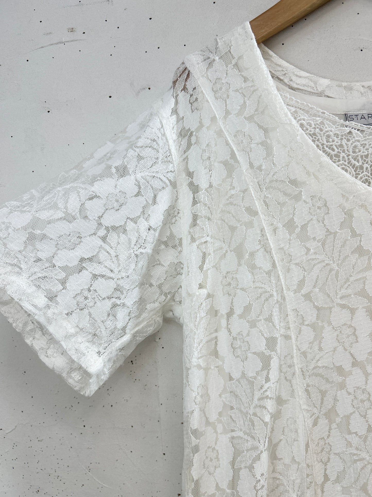 Vintage Lace Dress MADE IN INDIA [C31825]