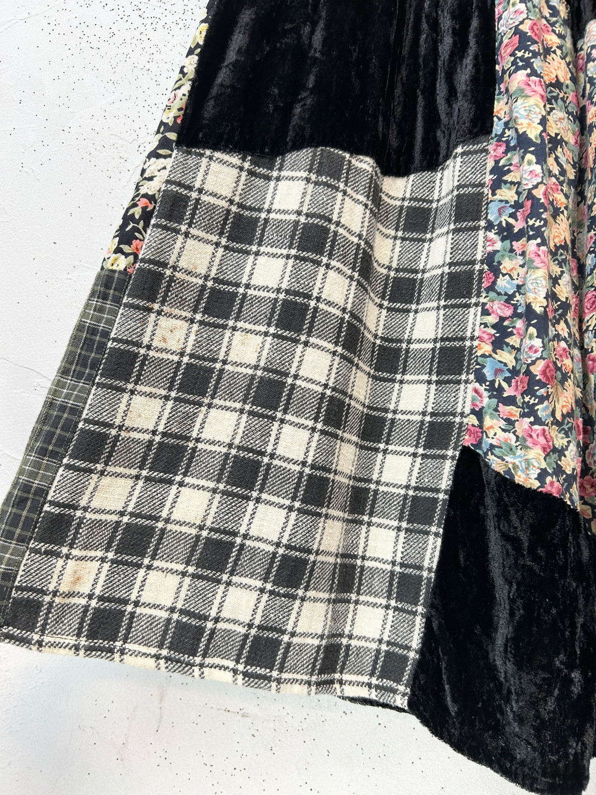Vintage Velour Skirt  [I33779]