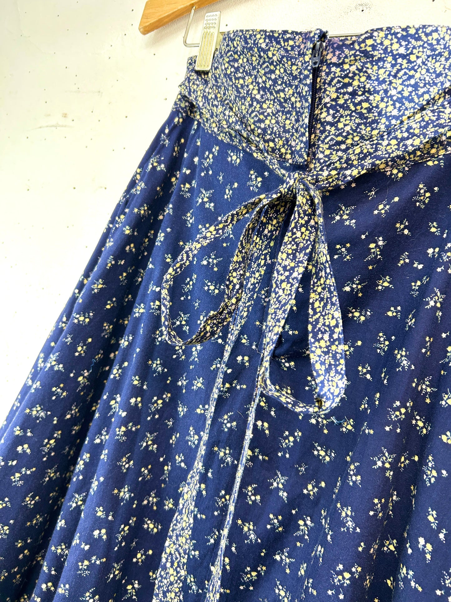 '70sVintage Tiered Skirt 〜Saucy Cats〜  [C31919]