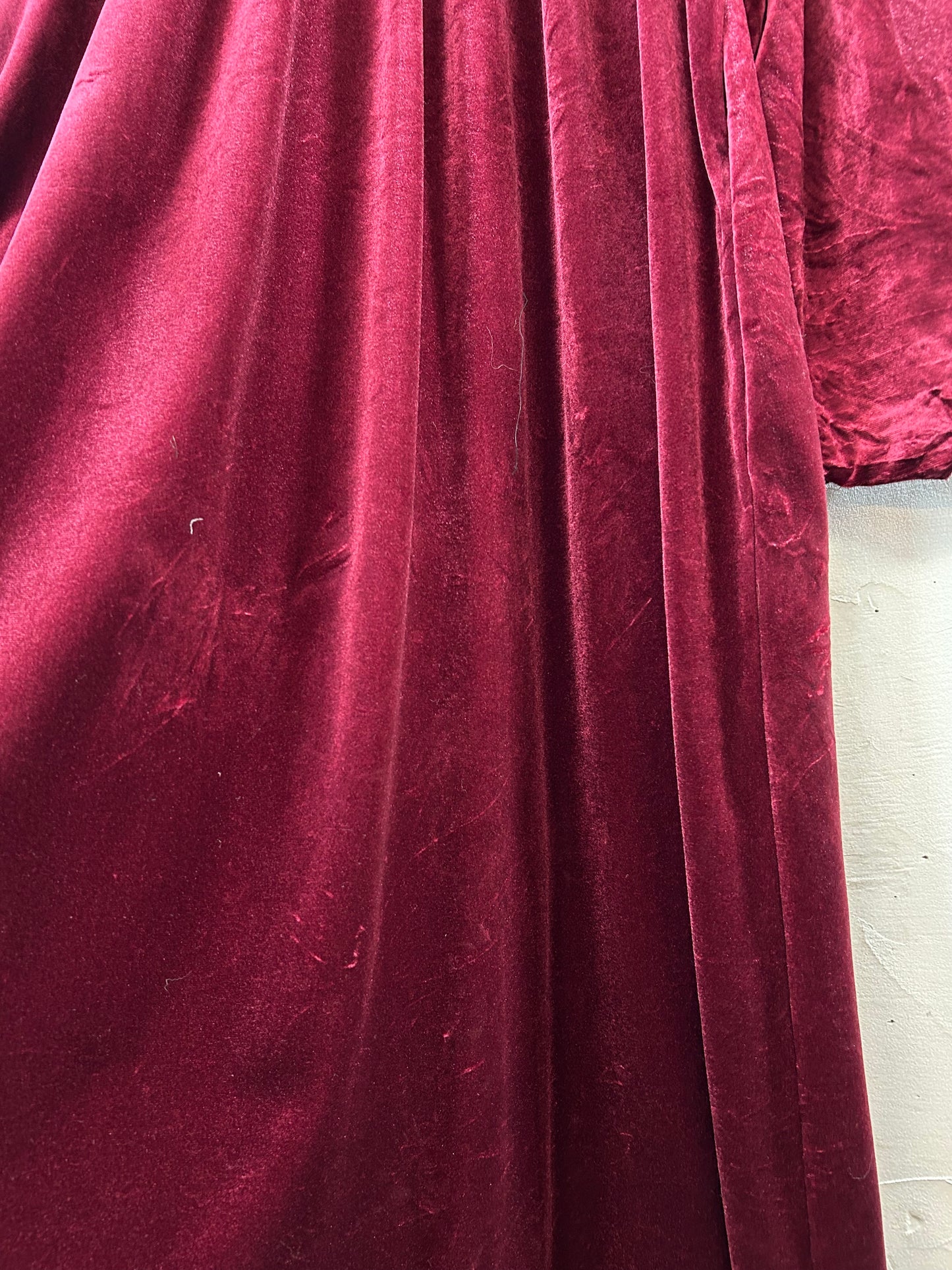 Vintage Velours Dress MADE IN USA [L29212]