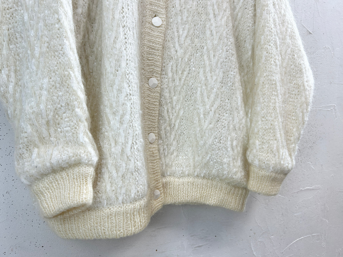 Vintage Mohair Knit Cardigan [J34171]