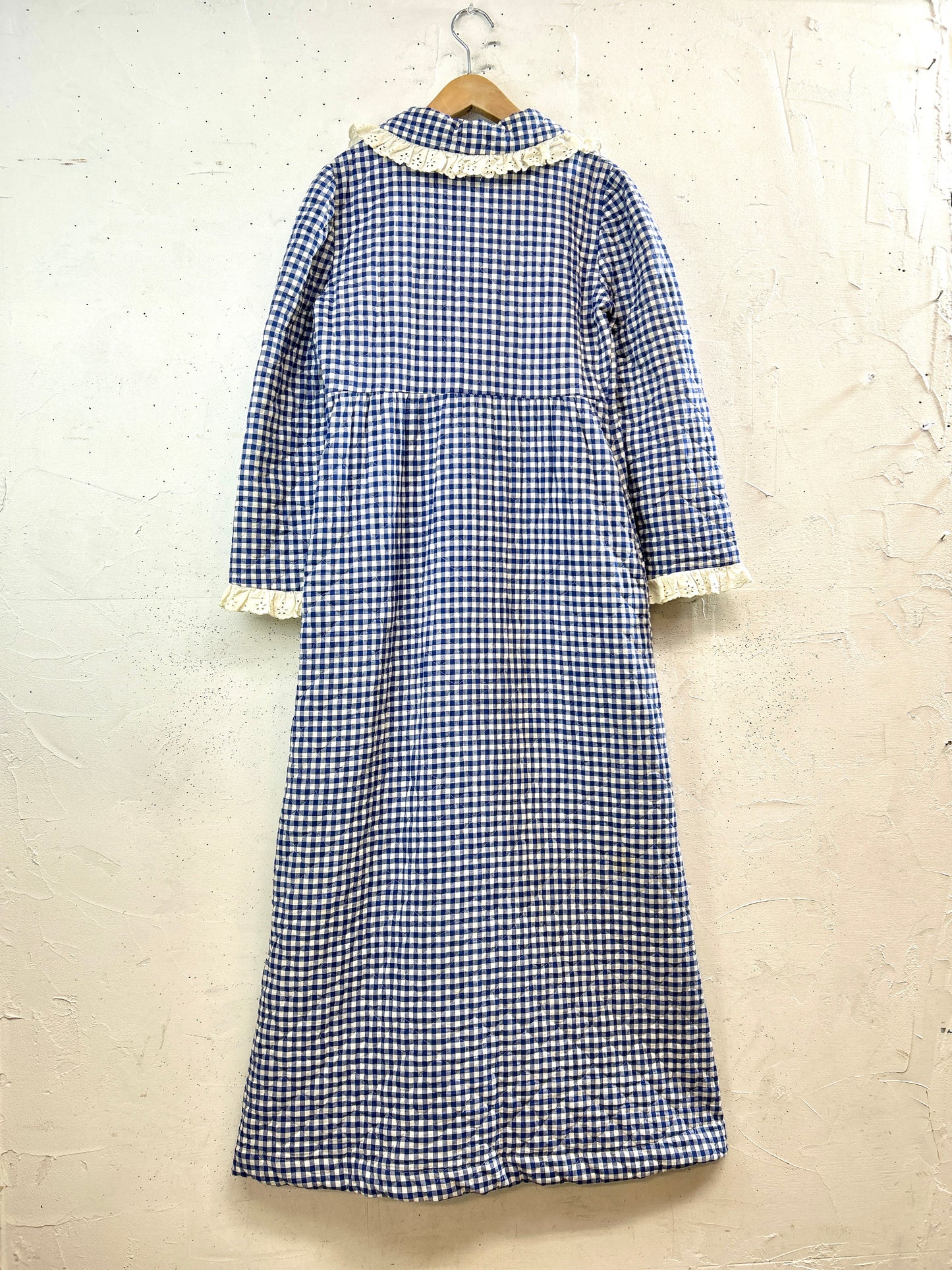 '70sVintage Quilting Gown [L31158]