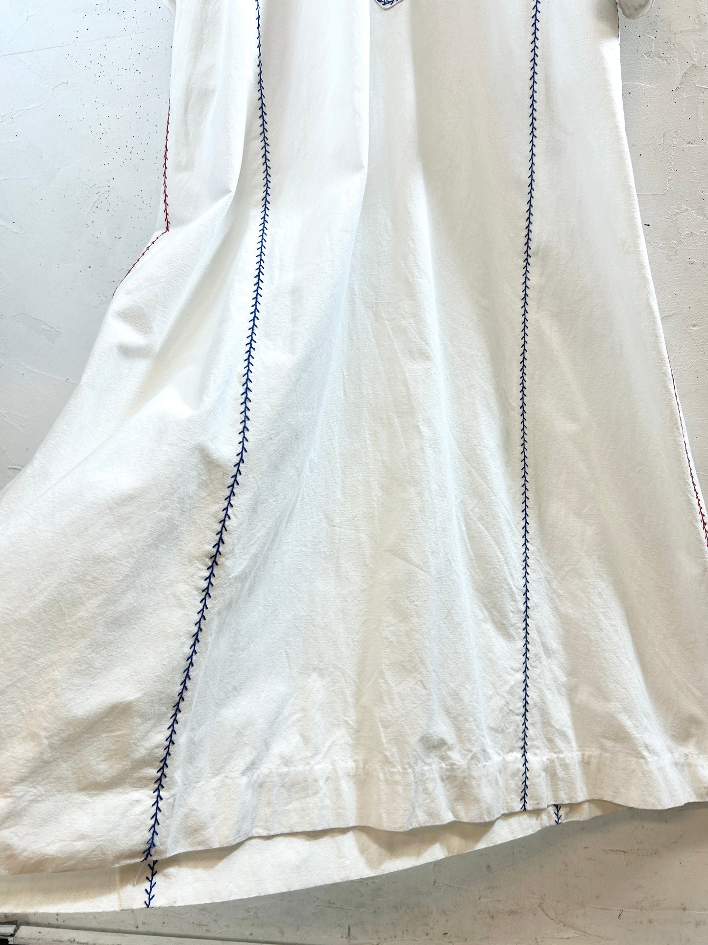 '70sVintage Embroidery Dress [H30902]