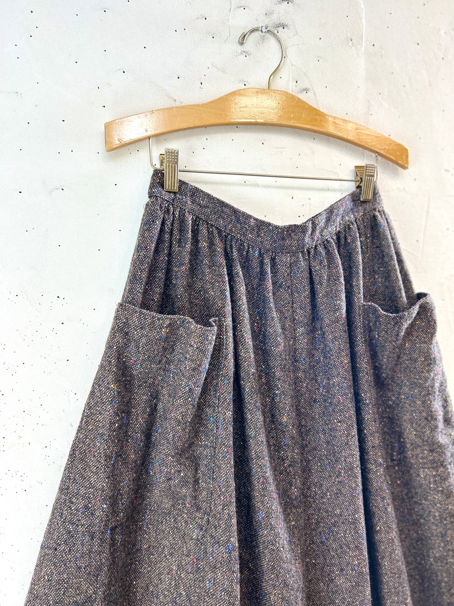 Vintage Tweed Skirt  [K30917]