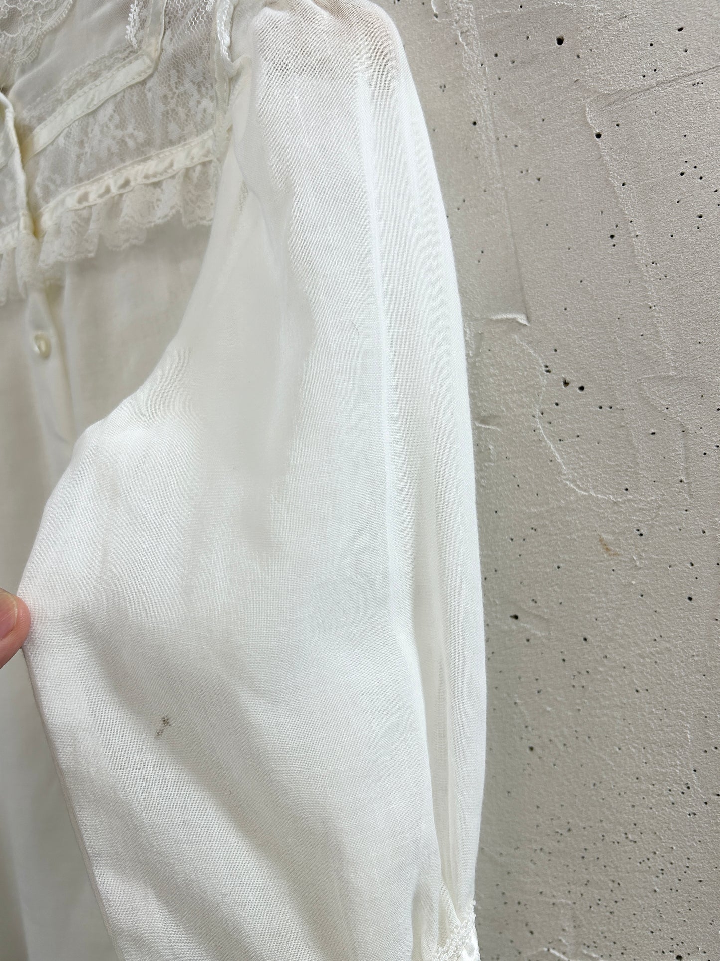Vintage White Blouse 〜GUNNE SAX Kids〜 [G33265]