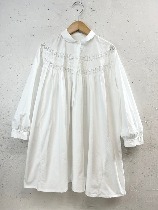 Vintage White Blouse [E32316]