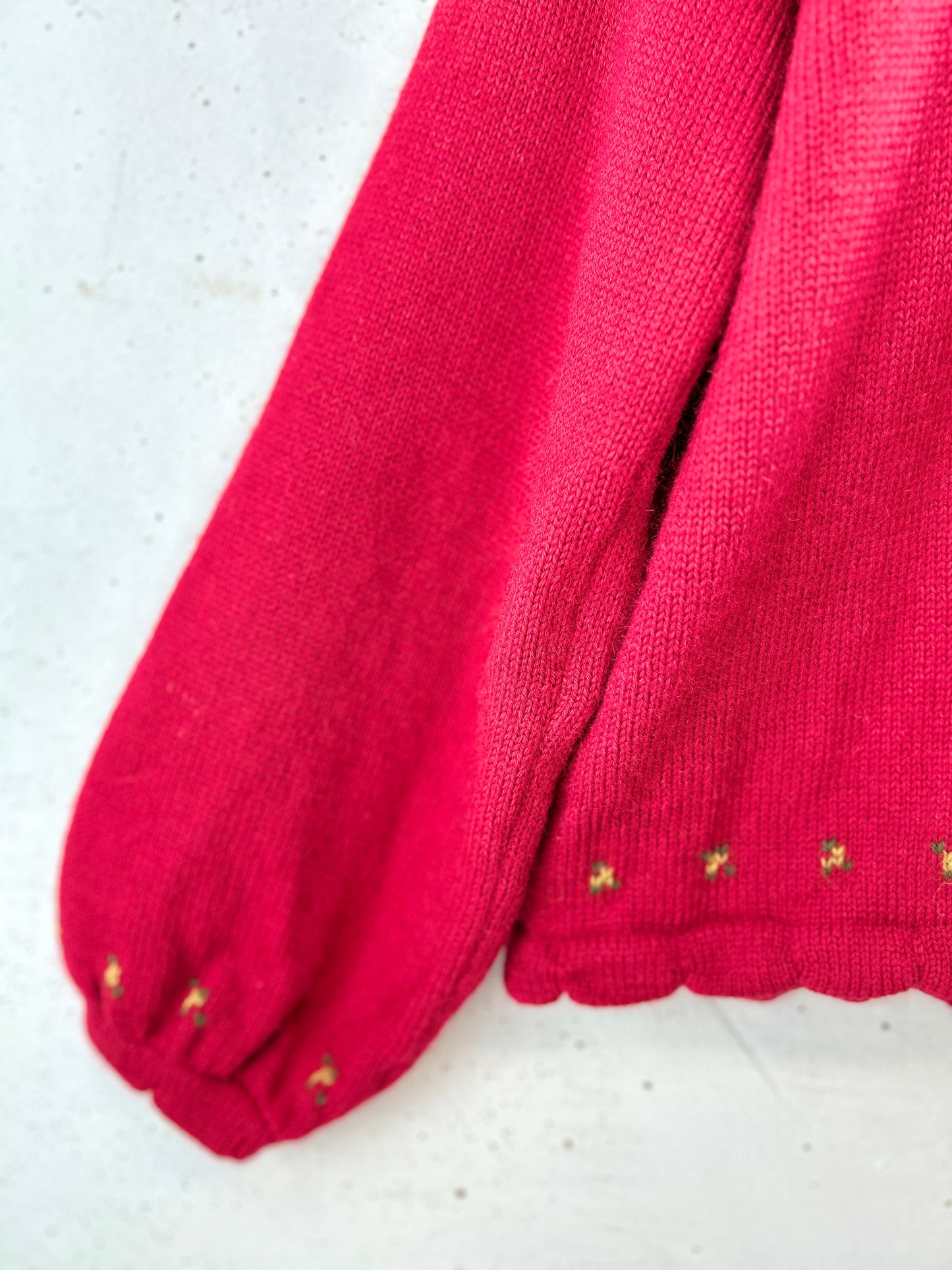 Vintage Knit Cardigan MADE IN IRELAND [K30893]