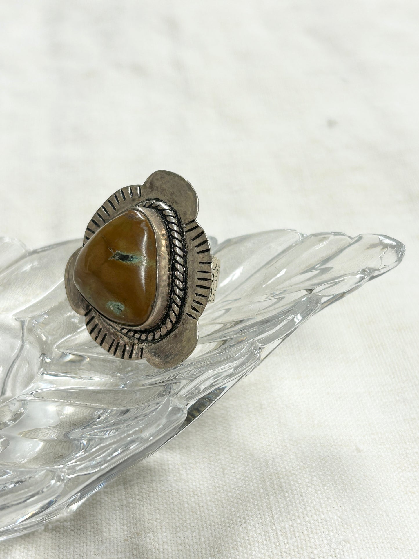 Vintage 925 Silver Ring[J30535]