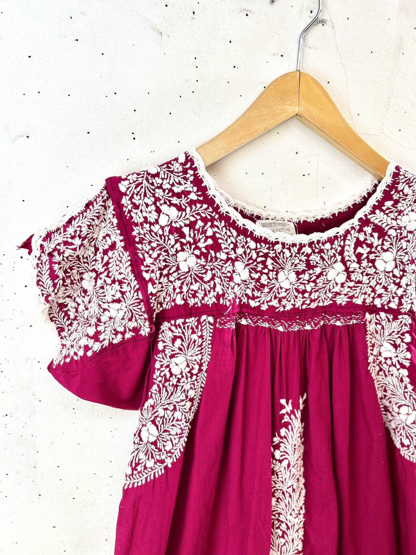 Vintage San Antonino Embroidery Dress MADE IN MEXICO [H30816]