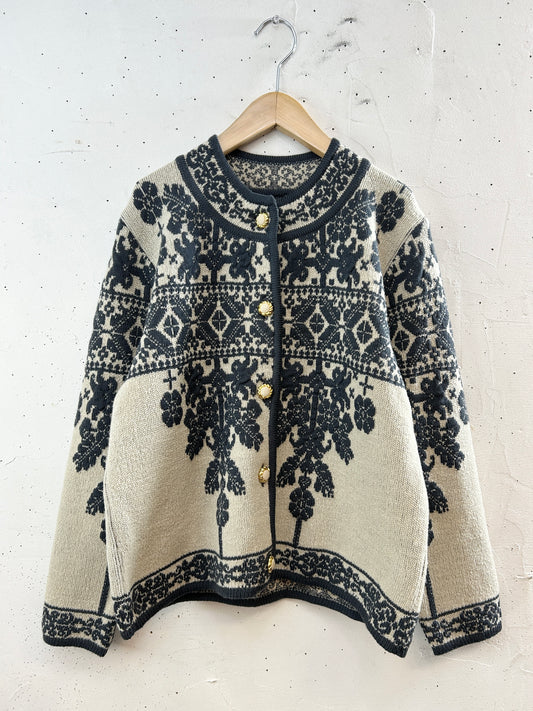 Vintage Knit Cardigan [J30493]