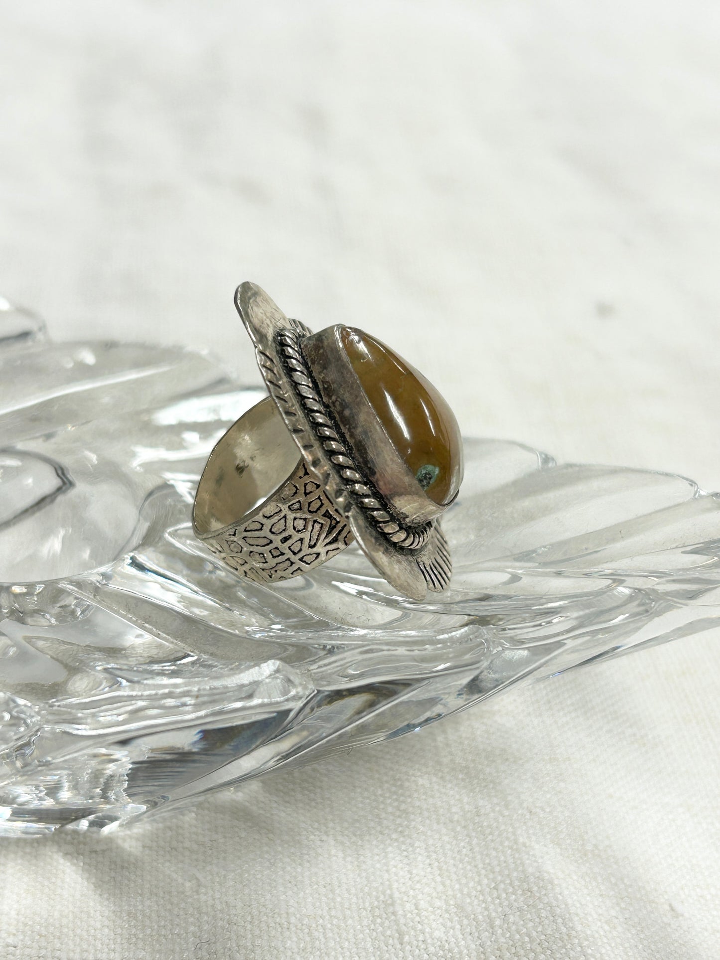 Vintage 925 Silver Ring[J30535]