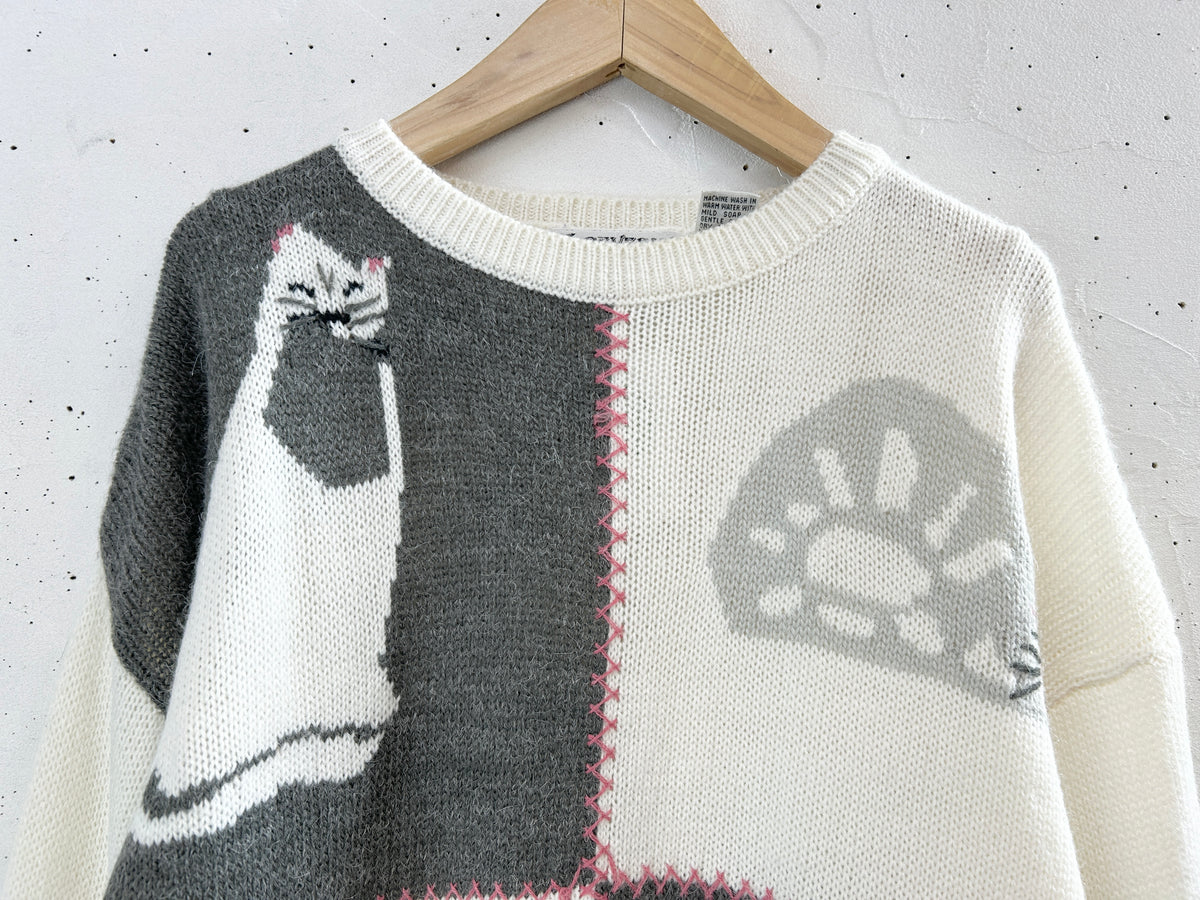 Vintage Knit Sweater [J34222]