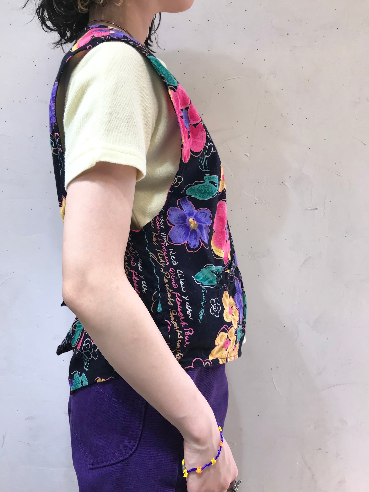 Vintage Flower Vest [G24587]