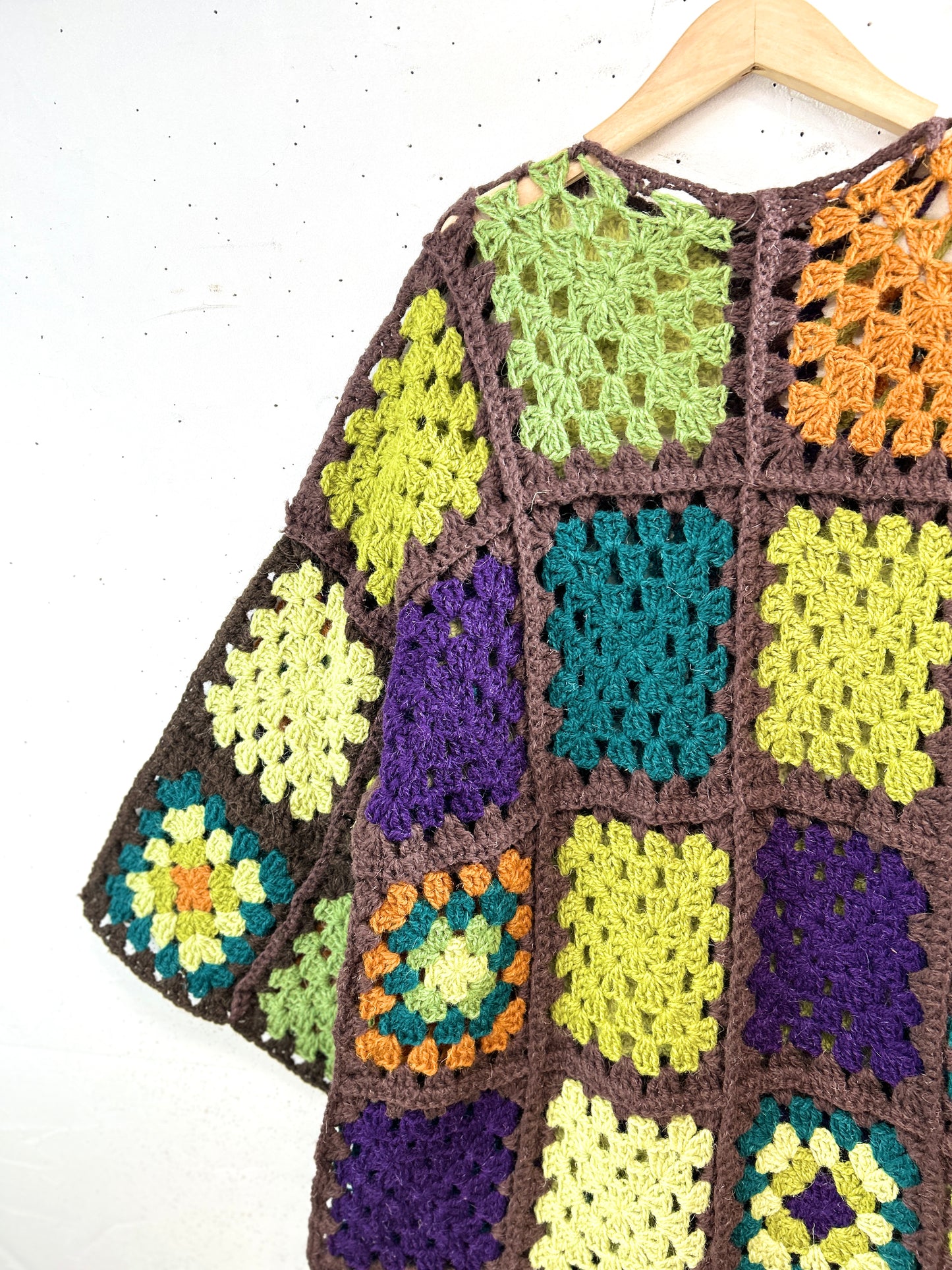 Vintage Granny Square Knit  [A31473]