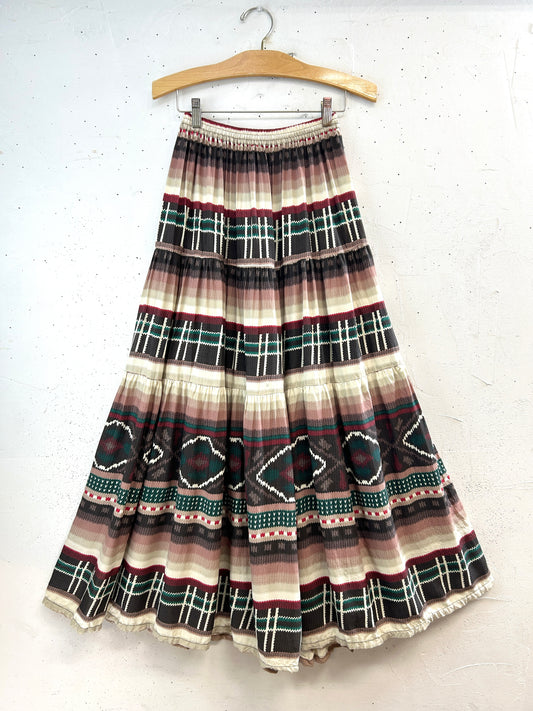 Vintage Tired Skirt  [E32371]