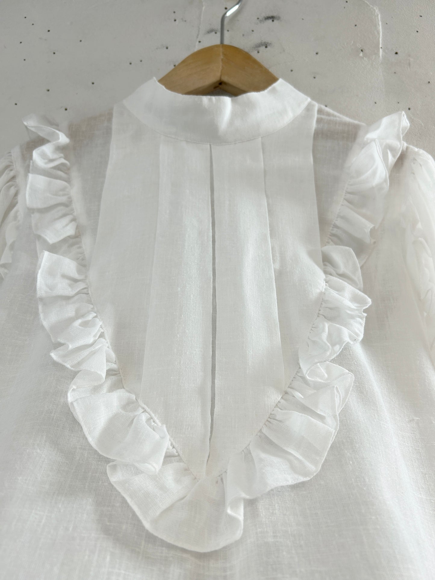Vintage White Blouse [I33743]