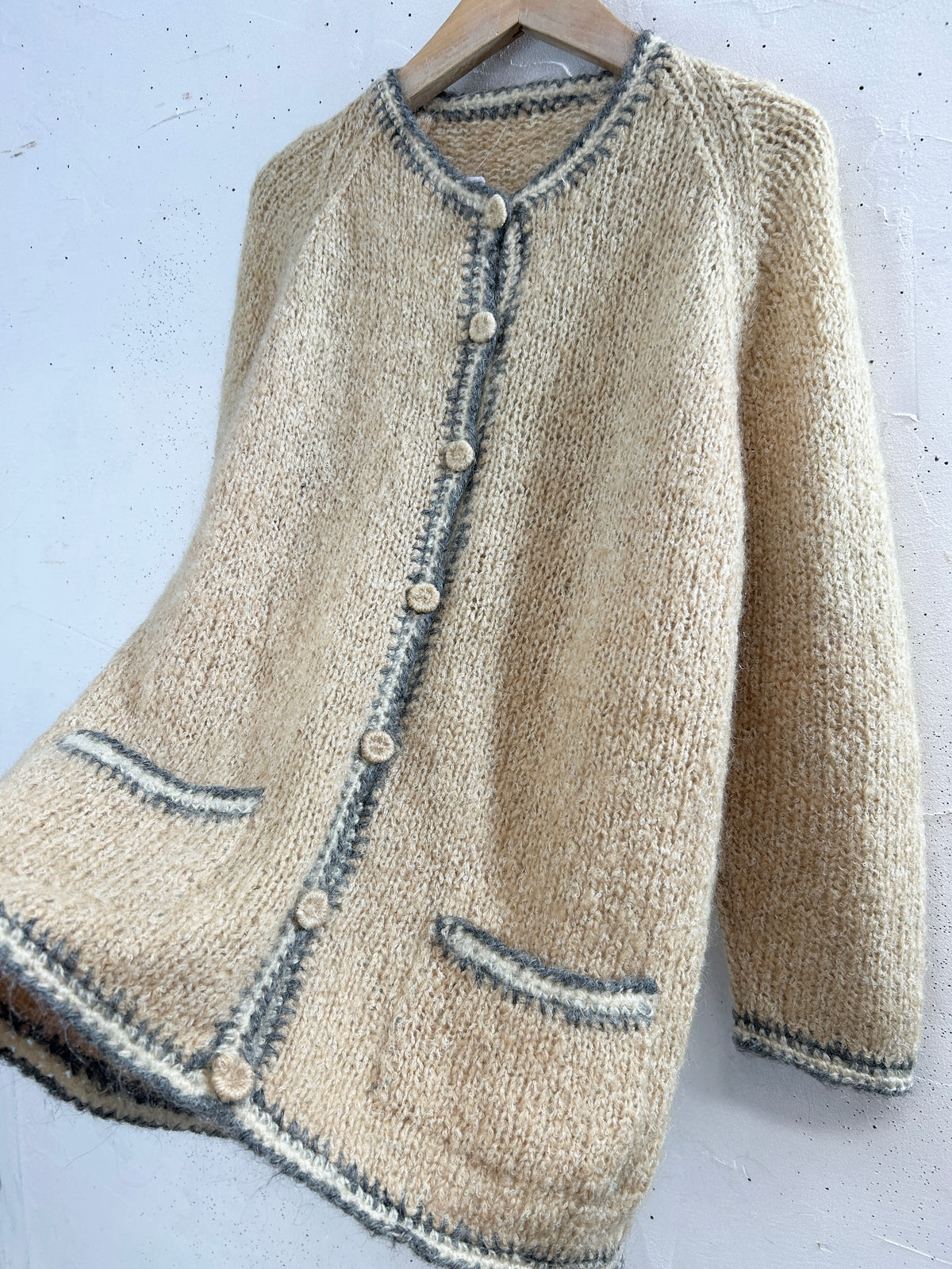 Vintage Knit Cardigan [J34161]
