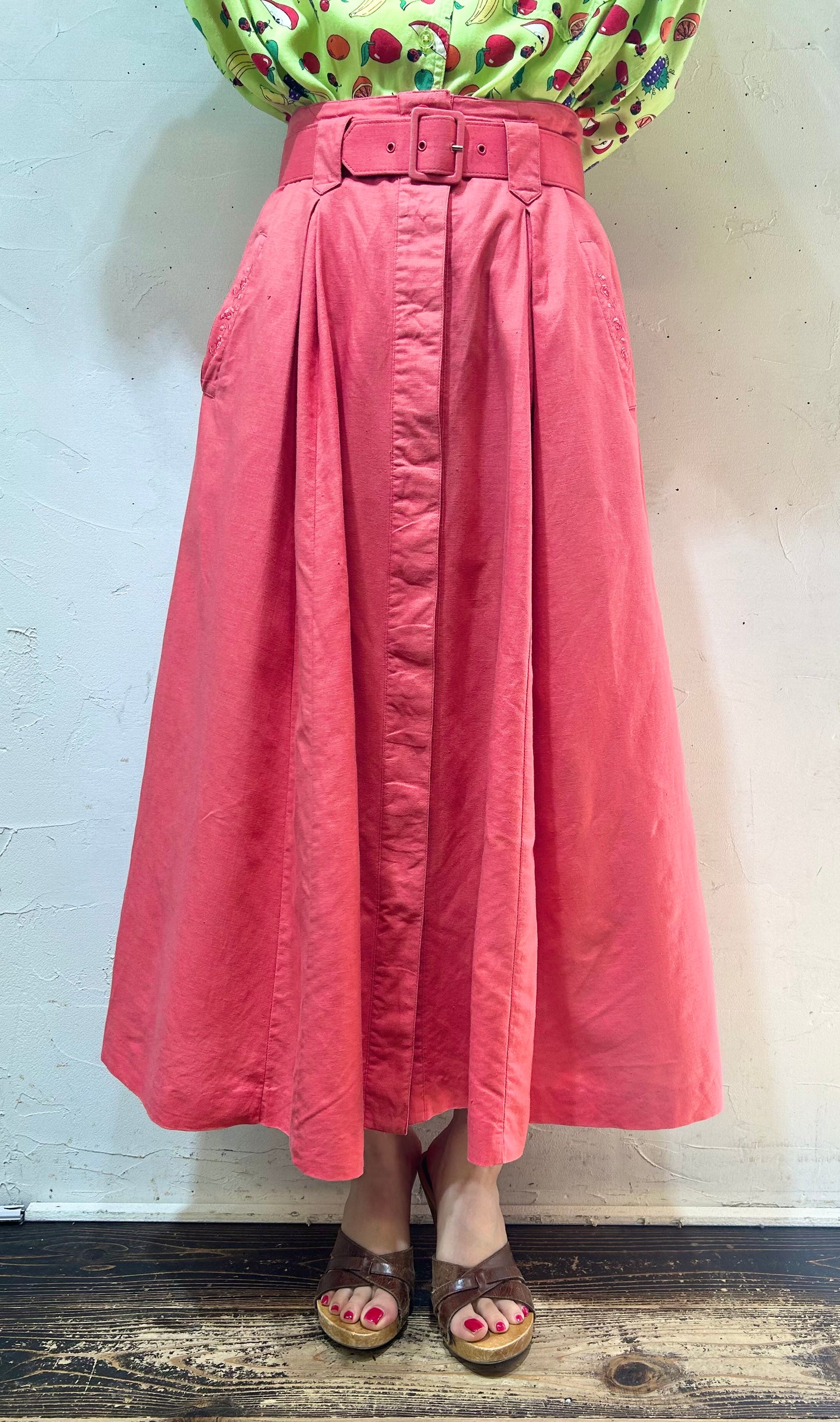 Vintage Skirt 〜Laura Ashley〜 [G24650]