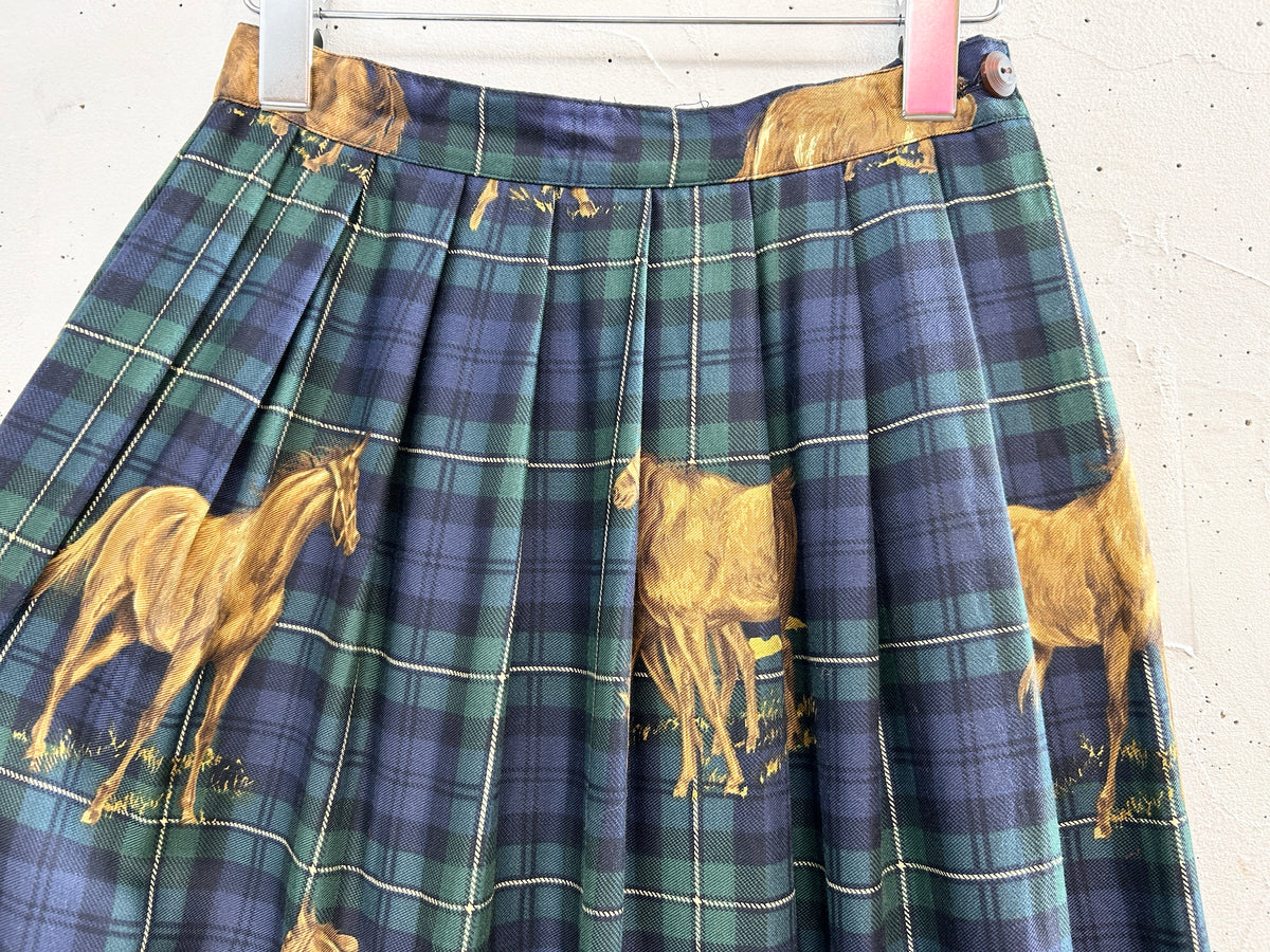 Vintage Pleated Skirt 〜Susan Bristol〜 [J34283]