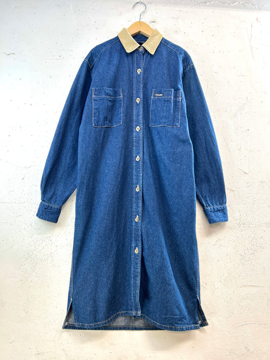 Vintage Velour Dress〜Calvin Klein〜 MADE IN USA [B31539]