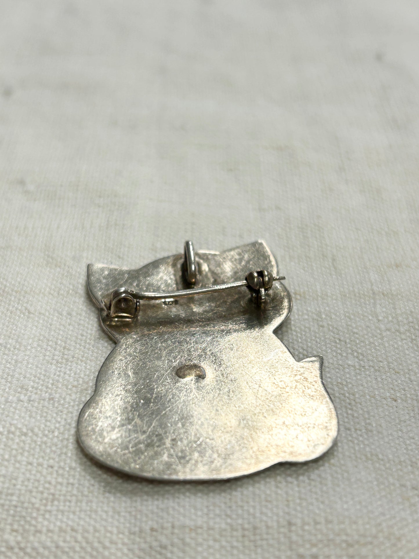 Vintage 925 Silver Brooch & Pendant Top [I30364]