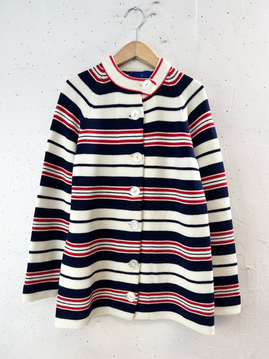 '60s Vintage Knit Cardigan [J30572]